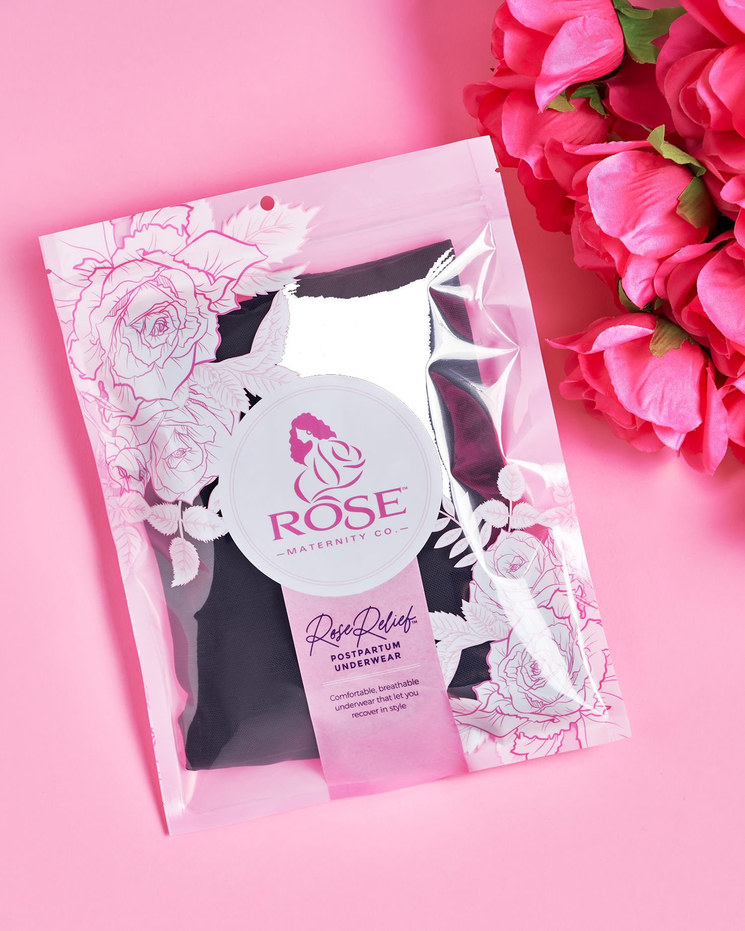 Rose Maternity Co. product packaging design