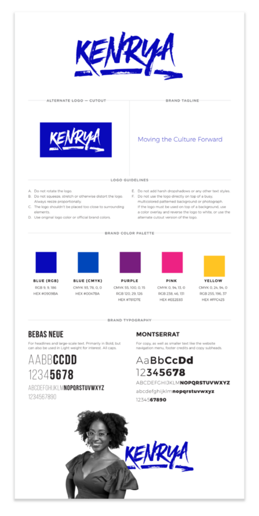 Kenrya Rankin brand style sheet design